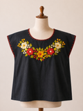 Zinacantan Hand Embroidered Blusitas for Girls