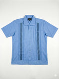 Men’s Light Blue Linen Guayabera Puerto
