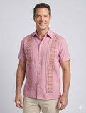 Men's Guayabera Bacalar Pink