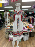 San Antonino Embroidered Deshilado Dress