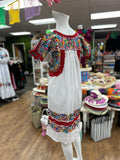 San Antonino Embroidered Deshilado Dress