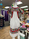 San Antonino Embroidered Deshilado Dress