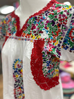 San Antonino Embroidered Deshilado Dress