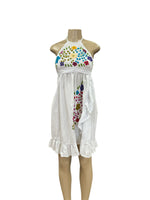 Artemisa Halter Dress White