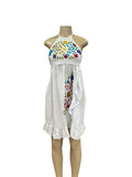 Artemisa Halter Dress White