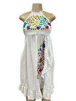 Artemisa Halter Dress White