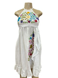 Artemisa Halter Dress White