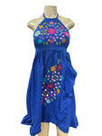 Artemisa Halter Dress Blue