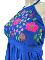 Artemisa Halter Dress Blue