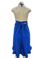 Artemisa Halter Dress Blue
