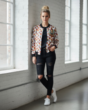Frida Saved Hearts Bomber Jacket