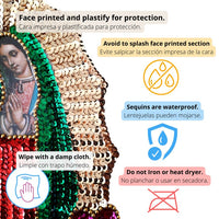 Lady of Guadalupe Sequined Patch