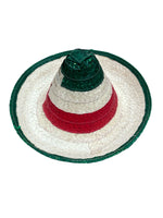 Mexican Sombrero Straw Hat Tricolor