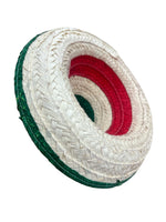 Mexican Sombrero Straw Hat Tricolor