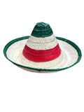 Mexican Sombrero Straw Hat Tricolor