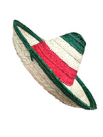 Mexican Sombrero Straw Hat Tricolor