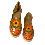 Mexican Sunflower Leather Sandals