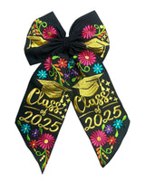 Graduation Embroidered bow