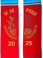 Mexican Serape Eagle Graduation Stole 2025