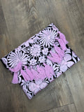 Mexican Embroidered Floral Clutch Bag - Cielito Lindo