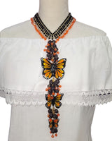 Butterfly Necklace & Earrings Set Monarch