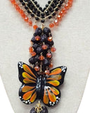 Butterfly Necklace & Earrings Set Monarch