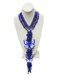 Butterfly Necklace & Earrings Set Talavera