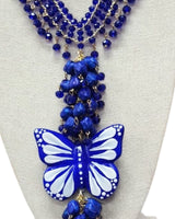Butterfly Necklace & Earrings Set Talavera