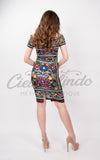 Fiesta Printed Dress - Cielito Lindo