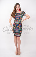 Fiesta Printed Dress - Cielito Lindo