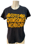 Embroidered Chingona T-Shirt Black