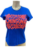 Embroidered Chingona T-Shirt Royal Blue