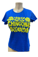 Embroidered Chingona T-Shirt Royal Blue