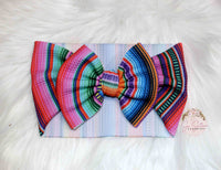 Mexican Serape Baby-Toddler Bummie and Bow Set