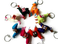 Keyring Alpaca Wool Decoration Miniature Llama Artisan Peru