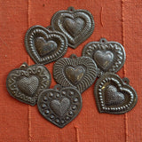 2.5" set/7 Milagros, Metal Hearts Haiti