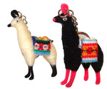 Keyring Alpaca Wool Decoration Miniature Llama Artisan Peru