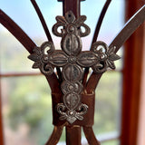 Set of 3 Crosses Metal Art Wall Decor 6.5" x 5"