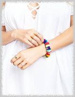 Pom-Pom Hair Tie Scrunchies Wholesale Colorful Pony