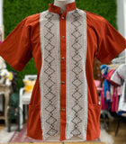 Men’s Guayabera Mayan Style - Cielito Lindo