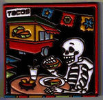 Decorative Tile Skeleton and Taco Truck