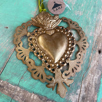 Cutout Sacred Heart Ornaments