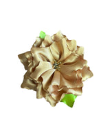 Handmade Sateen Floral Clip /5 Inc W x 5.5 Inc L