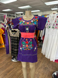 Puebla Purple Dress