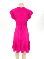 Mitla Oaxaca Dress Pink & Black