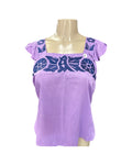 Sofía Jalapa Sleeveless Top Lilac