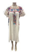 Handmade Long Cholula Dress Ivory