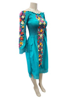 Sisal Floral Embroidered Dress