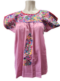 San Antonino Mexican Gala Blouse with Silk Embroidery - Cielito Lindo
