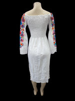 Sisal Floral Embroidered Dress